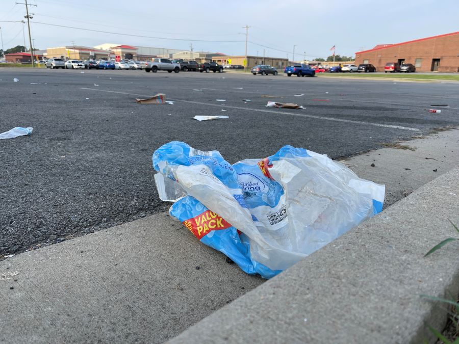 Parking Lot Litter